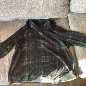 Torrid Plaid Sweater/Turtle Neck